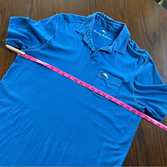 TOMMY BAHAMA Bahama Reef Polo Shirt Cobalt Blue Men’s Size S - Picture 8 of 13